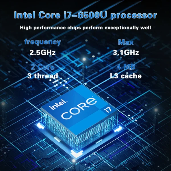 ACEKAMAS 15.6inch Laptop Computer Intel Core i7 6500U Windows 11 Pro Laptops Gaming DDR4 16GB SSD 1TB Portable Notebook PC Gamer