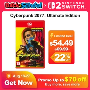 Sd6f811da613e41a2af84c910c199e4a9c.webp Nintendo Switch 2 Cyberpunk 2077 Ultimate Edition Juegos Games Deals 100% Original Physical Game Card RPG Game for Switch 2