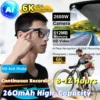 6K HD AI Smart Glasses Chat 260Mah Battery Voice Assistant Control GPT 100MP Camera Bluetooth Call  Smart Glasses 2025 NEW