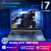 ACEKAMAS 16" Gaming Laptop Core i7 6700HQ GTX 1060 1920*1200 Windows 11 Pro Gamer Computer 1TB SSD 16GB DDR4 Laptops Notebook PC