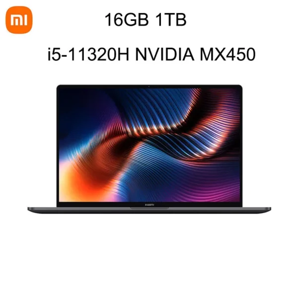 Original Xiaomi Pro 15 Laptop 15.6 Inch 3.5K E4 OLED Screen Notebook i5-11320H 16GB 512GB NVIDIA MX450 Graphics Netbook Computer