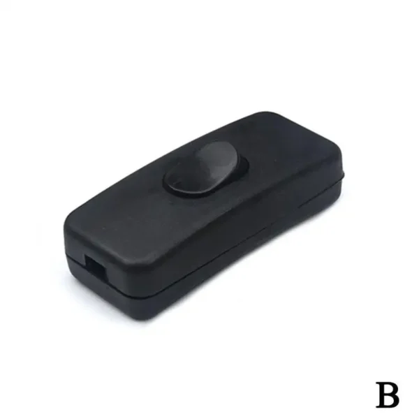 Sd98183b0c0c64b4b97f0b3d5d189a5c6a.webp 1PCS DIY ON/OFF Inline Switch Black Inline Table Lamp Desk Light Cord Cable Switch 110-250V