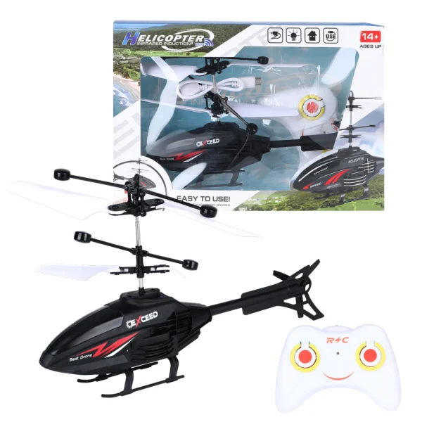 Sda947616ebd1419496f306157b69cd77l.webp Electric Children's Airplane Toy Remote Control Helicopter Toy with Light for Children's Toy Gift Electric RC Plane Toy