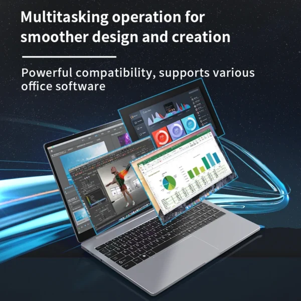 Business Gaming Laptops Computer Notebook Radeon Graphics Genmachine Laptop AMD Ryzen 5 4600H 15.6 Inch LPDDR4 RAM M.2 NVME SSD