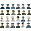 City Characters Building Blocks Mini Dolls Statues Police Firefighter Doctor Engineer Building Blocks Holiday gifts for kids