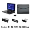 GPD Pocket 4 Mini Laptop 8.8-inch AMD AI 9 HX 370 64GB RAM Portable Mini PC 2TB NVMe flipped 180° business Laptop Computer