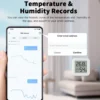 Sdddf48e25c124ea0b06123b57660a843d.webp Tuya Zigbee 3.0 Temperature Humidity Sensor APP Remote Control Thermometer via Smart Life For Smart Home Work With Yandex Alexa