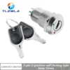 1PCS 12mm Zinc Alloy Electronic Key Switch With 2 Keys ON OFF Phone Lock Security Power Button Tubular Terminals 2 Position 1A