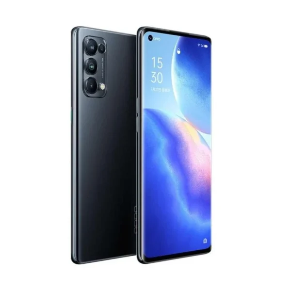 Sde689c591ea74bc5b41e68704fddc703c.webp OPPO Reno 5 pro 5G smartphone Global firmware 12GB 256GB ColorOS 11.1 6.55" 64MP Quadruple camera Dimensity 1000+ used phone
