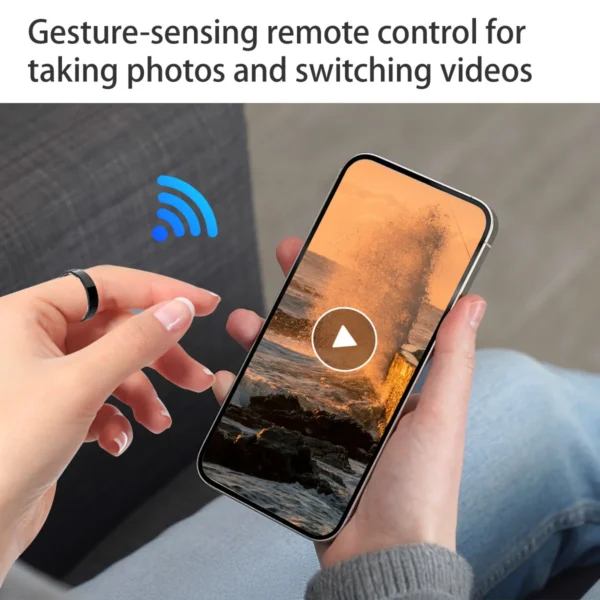 SIMSONLAB 2025 Smart Ring Bluetooth Call Heart Rate Blood Pressure Monitor 5ATM Waterproof Health Ring Men Women For Xiaomi Gift