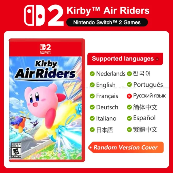 Nintendo Switch 2 Kirby Air Riders Juegos Games Deals 100% Original Physical Game Card Support 1-4 Players Action Game for NS2