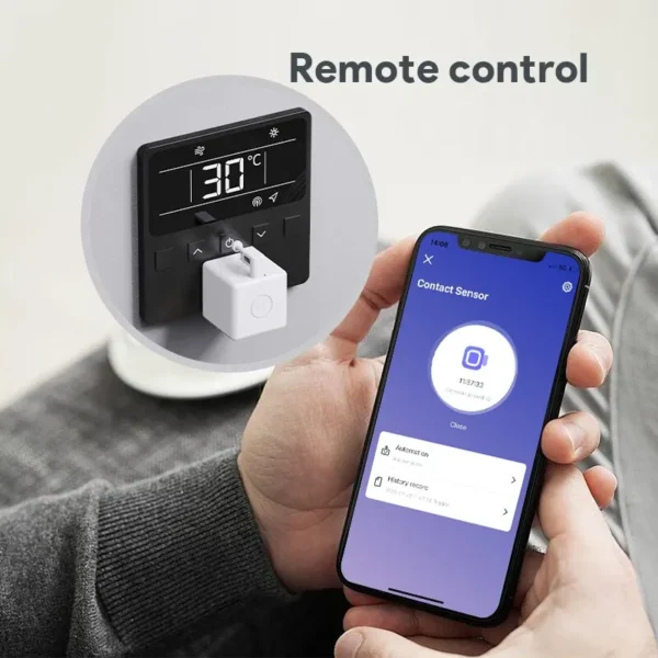 Tuya Zigbee / Bluetooth Fingerbot Plus Robot Button Pusher Switch Bot Smart Home Work With Alexa Google Home Smart Life App