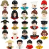 City Characters Building Blocks Mini Dolls Statues Police Firefighter Doctor Engineer Building Blocks Holiday gifts for kids