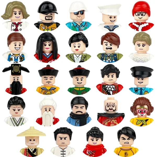 City Characters Building Blocks Mini Dolls Statues Police Firefighter Doctor Engineer Building Blocks Holiday gifts for kids