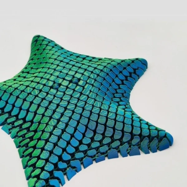 Fidget Toy Flexible Desk Decor 3D Printed Articulated Starfish Stress Relief Gift for Kids and Adults Visual toys