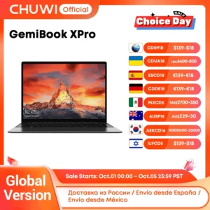 CHUWI GemiBook XPro 14inch UHD Screen Laptop 8GB/16GB RAM 256GB SSD Intel N150 / N100 Windows 11 Computer with Fan Notebook