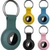 Silicone Case for Airtag Air Tag Dog Cat Pet Collar Keys Tracker Protective Full Cover Waterproof Anti-lost Keychain Holder