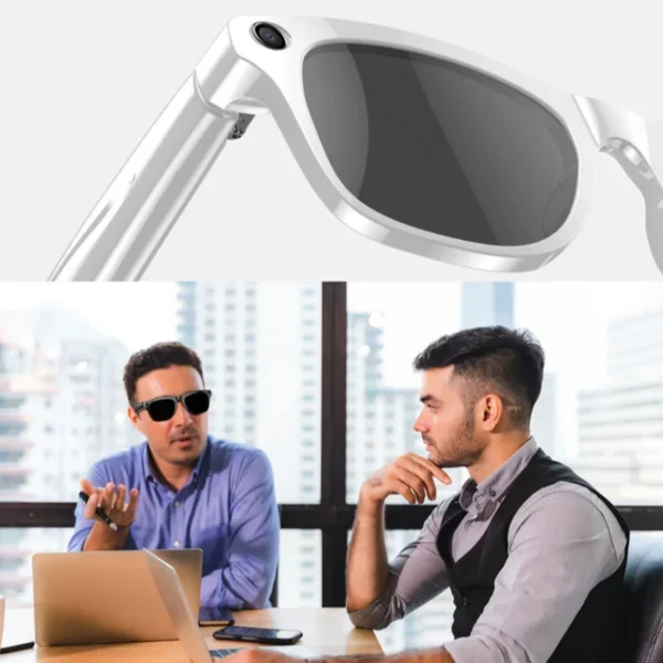 Sea38190e245940799255957bdd1fc3dd5.webp Xiaomi AI Smart Camera Glasses 6K HD With Long-lasting Battery Voice Assistant Control Calling Music Outdoor Photo-grey Glasses