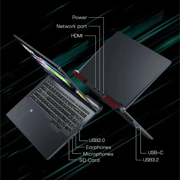 AKPAD 16" Gaming Laptop intel Core i7-6700HQ GTX 1060 6GB IPS 1920*1200 Notebook PC 16GB 32G 64G DDR4 Windows 11 Laptop Computer