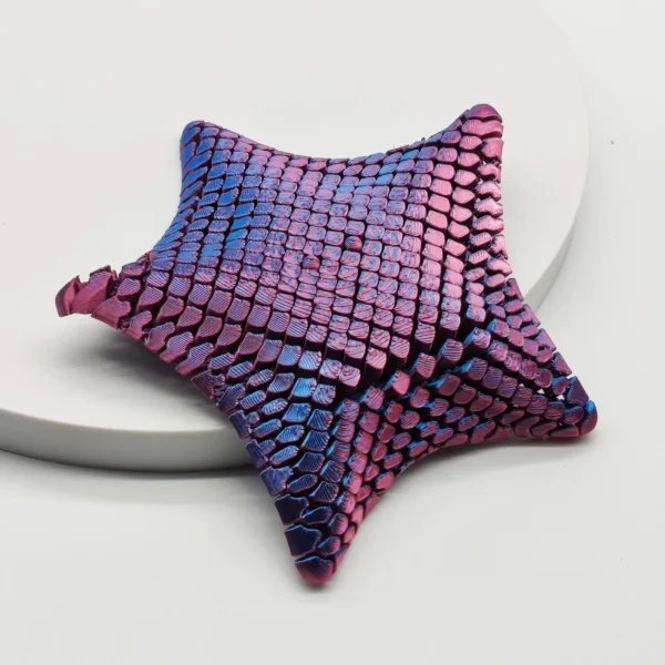 Fidget Toy Flexible Desk Decor 3D Printed Articulated Starfish Stress Relief Gift for Kids and Adults Visual toys