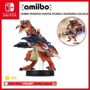 Nintendo Switch AMIIBO MONSTER HUNTER STORIES 2 RAZEWING LIOLAEUS with Original BOX for Nintendo Switch Video Game Consoles