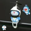 Doraemon Bicycle Front Light Ornaments Strap Vibrating Light Waterproof Headlight Rear Lamp Anime Helmet Motorcycle Decorations
