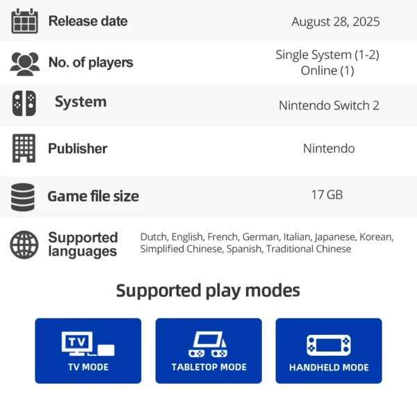 Nintendo Switch 2 Game  -Kirby and the Forgotten Land  + Star-Crossed Worldr - NS2 Switch Game Card