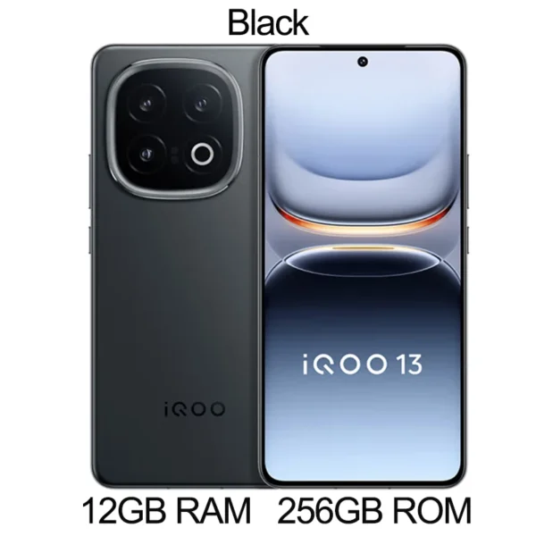 Original ViVO iQOO 13 Snapdragon 8 Elite 50MP Rear Camera OIS 6.82'' 2K Q10 OLED 144Hz 6150mAh 120W SuperVOOC Android 15 NFC OTA