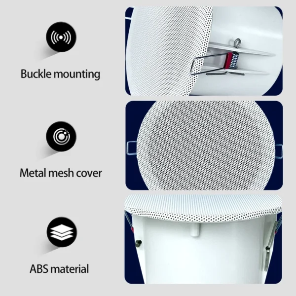 3 Inch 10W wall Ceiling Speakers 8 ohm Impedance Full Range Stereo Sound Embedded Passive Speakers home Background Music System