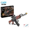 Cada MOC SWAT Military WW2 Weapon AK47 Models Building Blocks City Police For Assault Rifle GUN Blocks Toys for Children Gifts