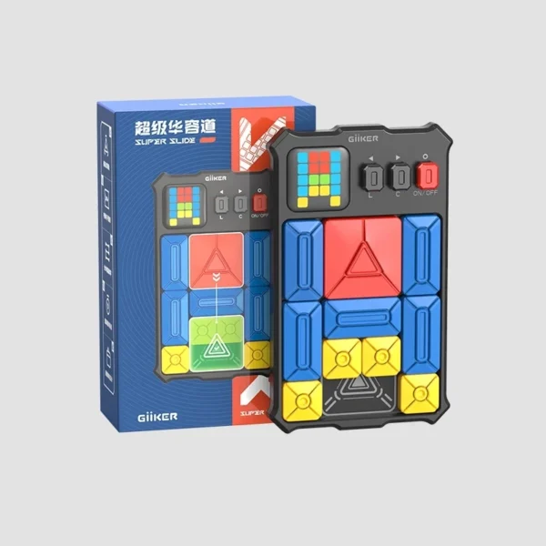 Giiker Super Slide Huarong Road Smart Sensor Game 500+ Levelled UP Brain Teaser Puzzles Interactive Fidget Toys For Kids Gifts
