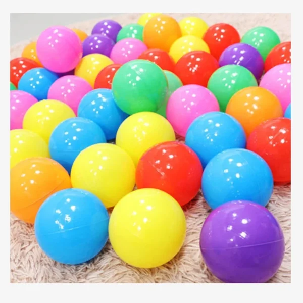 Soft Plastic Balls for Kids Pool Tent Pit Balls Toys BPA Free Various Colorful Ocean Ball Baby Play Children Playground Toy Ball