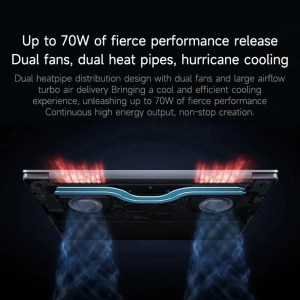 Xiaomi Laptop Redmibook Pro 16 2024 16-inch 3.1K 165Hz Intel Core Ultra5/Ultra7 32GB 1TB/2TB 3D webcam 140W Supercharged Laptop