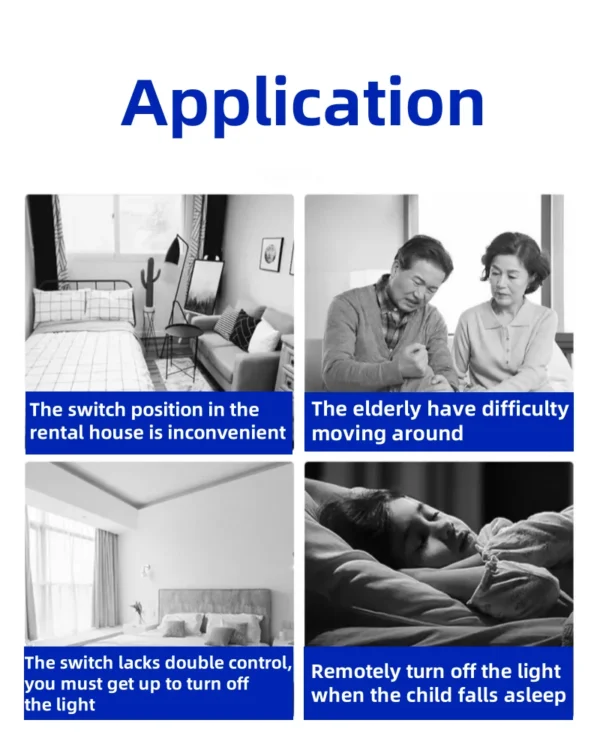 Wireless Control Light Switch Off Tool Automatic Button Pusher Intelligent USB Rechargeable Lazy Remote Control Switch