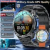 Sf5c56a6be8574d398fa3d59177c1f18ct.webp 2025 New Outdoor GPS Smart Watch 3ATM Waterproof Swim Watches Men Sapphire Glass Screen GPS Map Sports Smartwatch 860MAH Battery