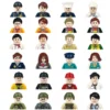 City Characters Building Blocks Mini Dolls Statues Police Firefighter Doctor Engineer Building Blocks Holiday gifts for kids