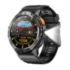 For Android ios New AMOLED Smart Watch Men with Flashlight Sports Waterproof Fitness Tracker Bluetooth Call Smartwatch Man+Box