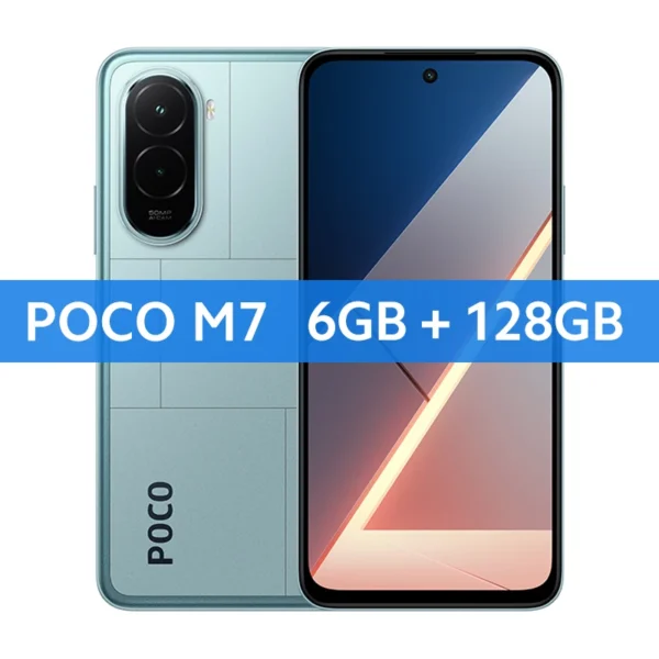 POCO M7 5G Global Version Snapdragon® 685 Smartphone 6.9" 144Hz FHD+ DotDisplay 50MP Camera 7000mAh Battery Xiaomi HyperOS 2 NFC