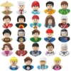 City Characters Building Blocks Mini Dolls Statues Police Firefighter Doctor Engineer Building Blocks Holiday gifts for kids