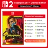 Nintendo Switch 2 Games Juegos de Nintendo Swicht 2 New Games Collection Mario Kart World Donkey Kong Bananza Cyberpunk 2077