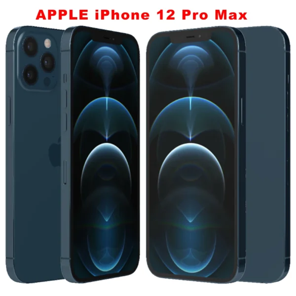 Original Apple iPhone 12 Pro Max Mobile Phone Face ID NFC 128/256/512GB 6.7'' Triple 12MP IOS A14 Bionic Hexa Core SmartPhone