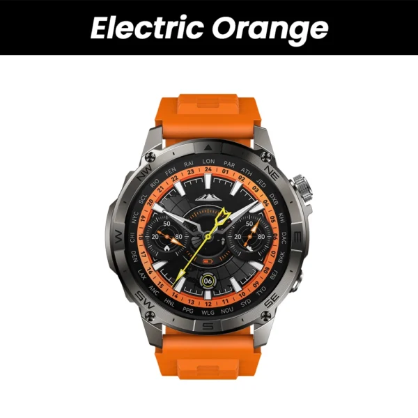 New Zeblaze Stratos 2 Plus GPS Smart Watch 1.43'' AMOLED Display Compass Barometric Altimeter Bluetooth Phone Calls Smartwatch