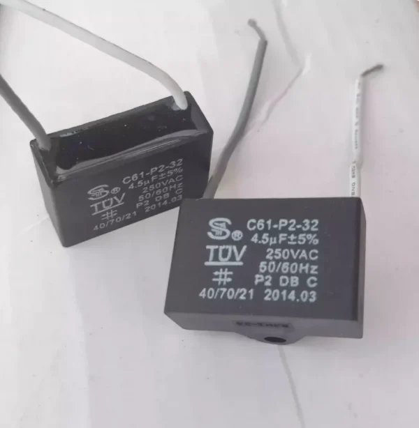 100%2PCS/ New and original C61-P2-32 Capacitance 4.5uF 250V 4.5uf 250VAC