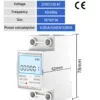 Sfe03aeeaa5324d71b3b2d2a71e120d69z.webp GTRIC Electric Energy Meter 2P Single Phase LCD Digital Display DIN Rail Mounting 2-wire Electric Meter Wattmeter AC 230V 50Hz