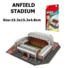 Children 3D Puzzle Toys Simulated Football Field Building Model Paper Early Education Hands on Ability Football Fan Gifts TMZ