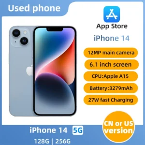 Apple iphone 14 Unlocked 6.1 inch 256G All Colours in Good Condition Original used phone