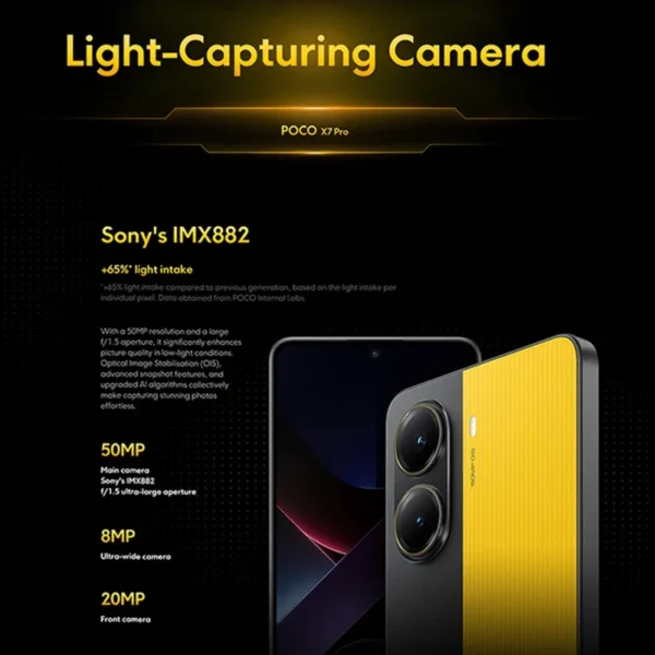 Global Version POCO X7 Pro Cellphone 256GB 512GB Dimensity 8400-Ultra 6.67" 120Hz Display 90W Charging 6000mAh 5G NFC