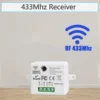 Wireless ON OFF Switch RF433 Module Remote Control Light Switch 1/2/3 Gang Wall Switch for Light Bulb Chandelier 10A 110V 220V